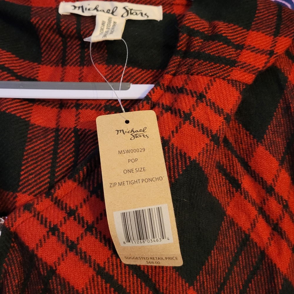 Women poncho warm soft